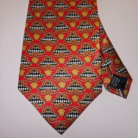 Vintage Gianni Versace Silk Tie new without tags - Picture 8 of 16